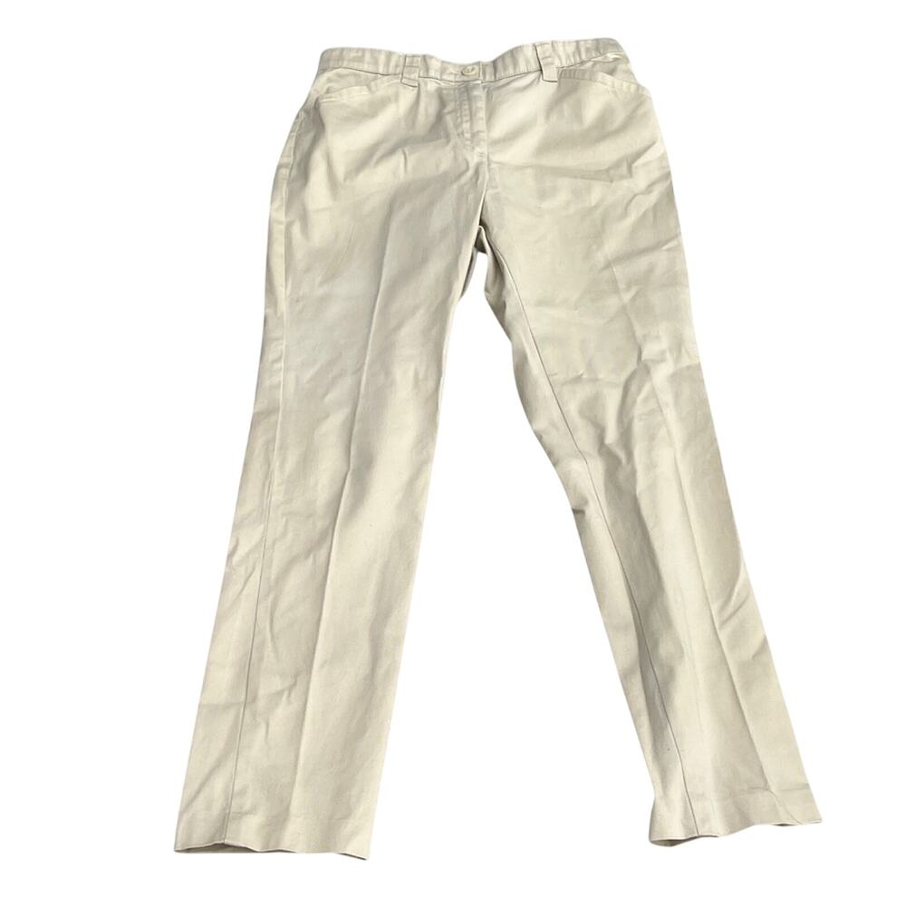 L.L. Bean Light Tan Chinos size 12
